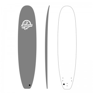 Gray IXPE Soft Boards Heat Lamination Soft Surfboards for School